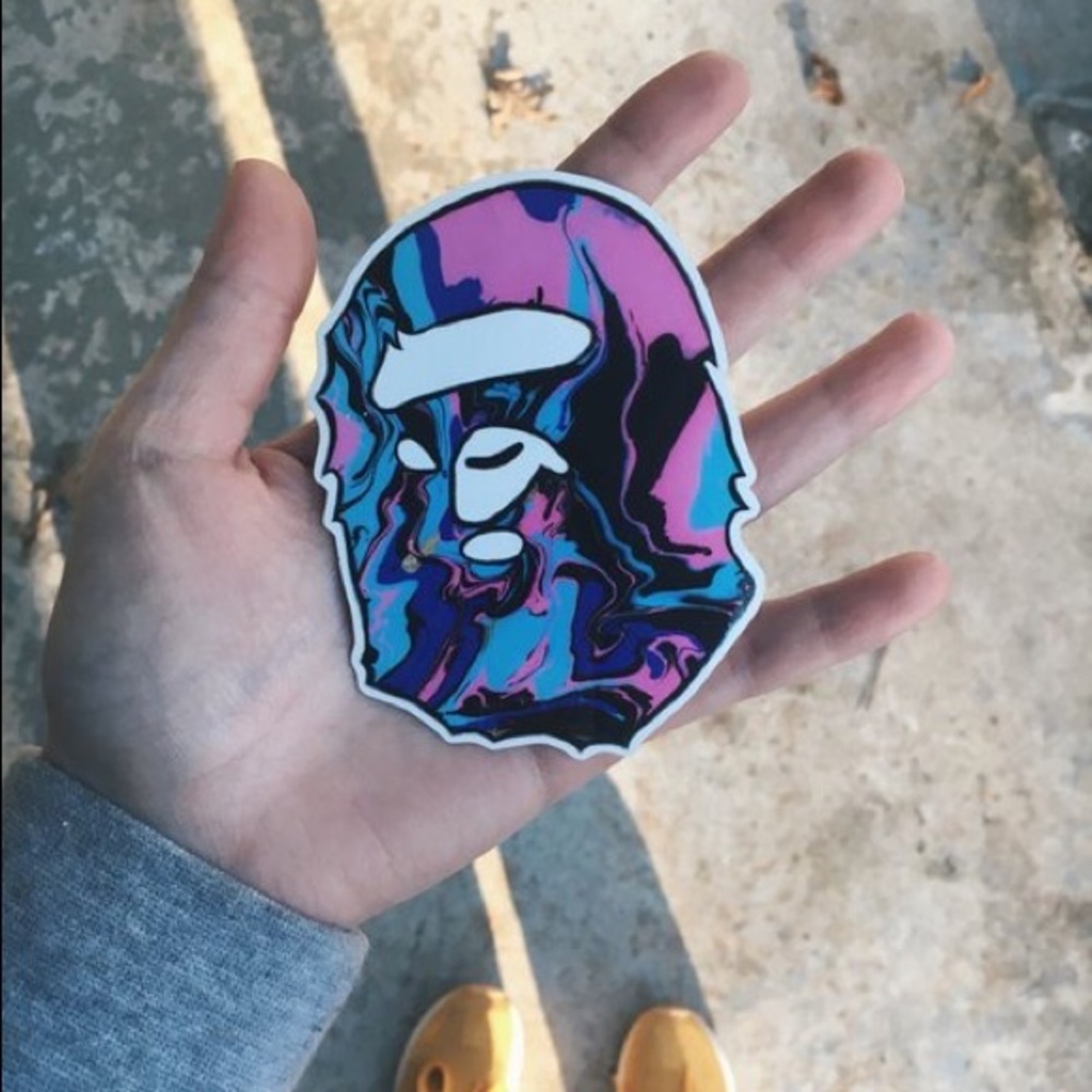 BAPE a bathing ape sticker